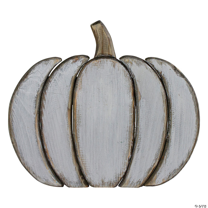 Northlight 14" Blue and Brown Halloween Pumpkin Decoration Image