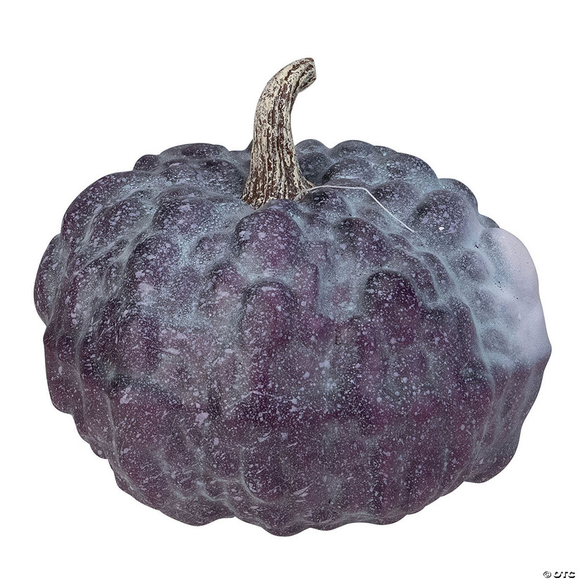Northlight 7" Grey Textured Pumpkin Halloween Decor Image