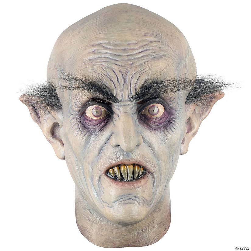 Nosferatu Vampire Overhead Latex Mask - One Size Image