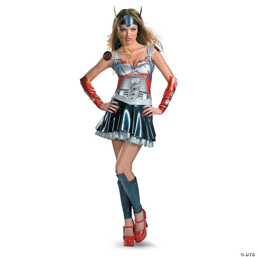 Optimus Prime Large Adult Women&amp;#8217;s Costume Image