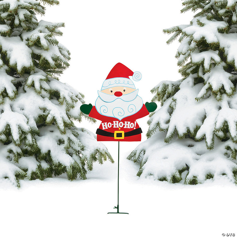 Outdoor Santa Yard Signs - 4 Pc. Image