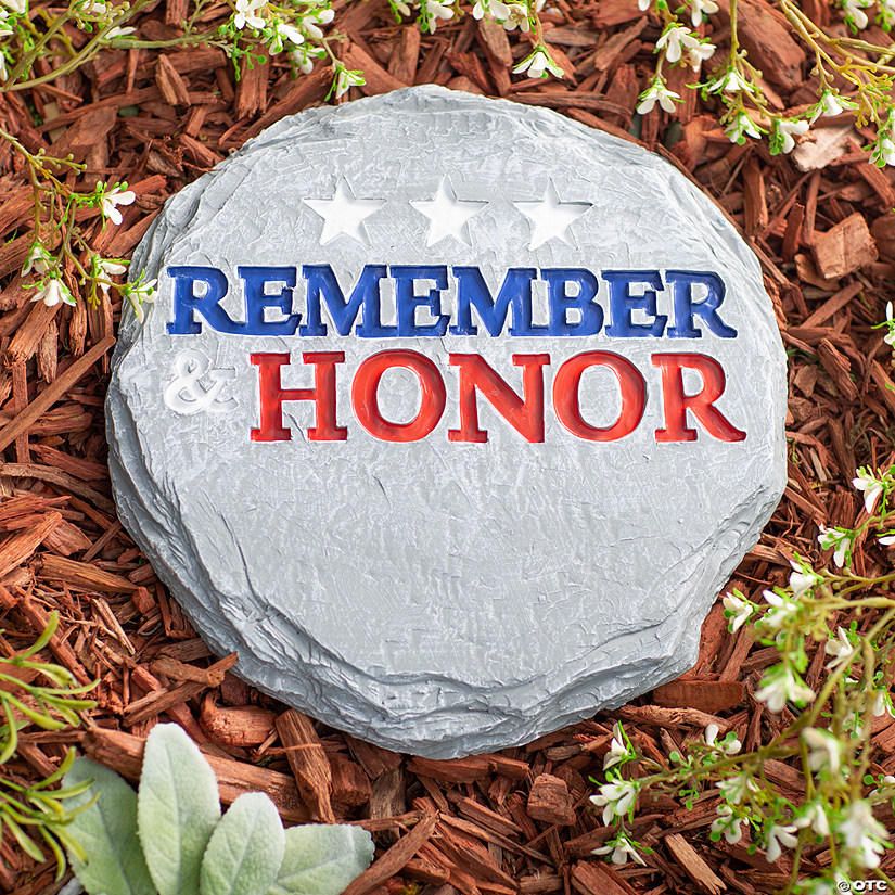 Patriotic Memorial Garden Stone Image