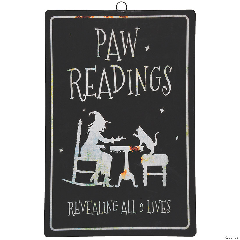 Paw Readings Metal Sign Image