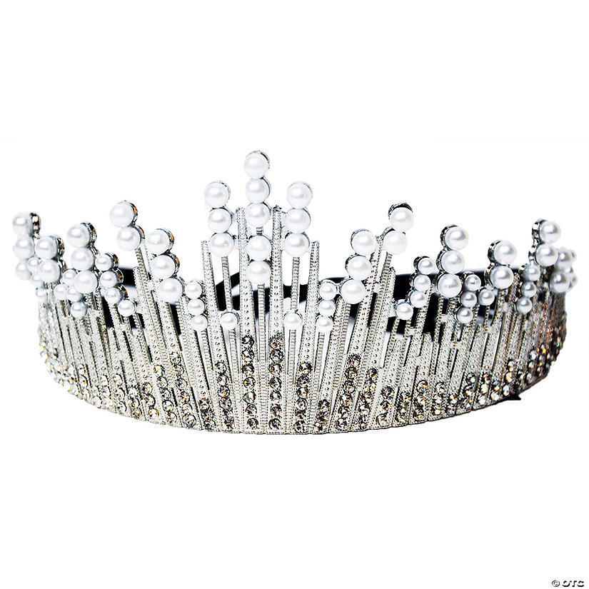 Pearl Tiara with Ribbon Image