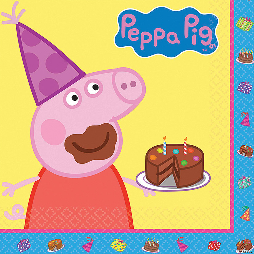 Peppa Pig Lunch Napkins Image