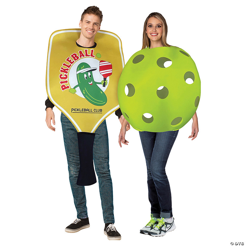 Pickle Ball & Paddle Couples Costumes Image