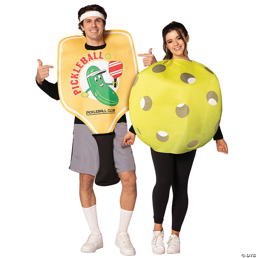 Pickle Ball &amp; Paddle Couples Costumes Image