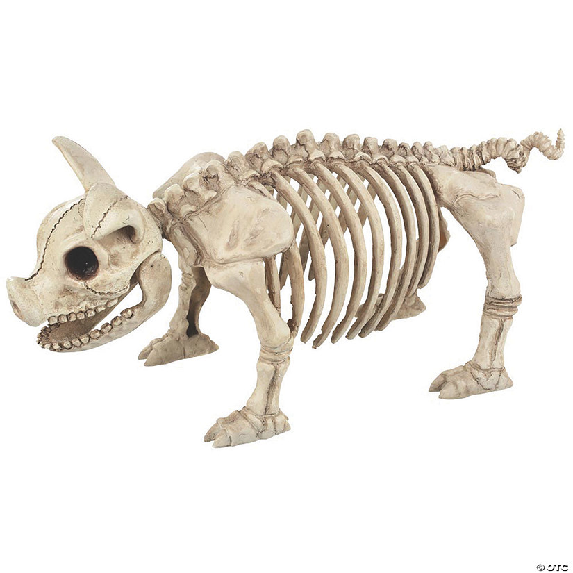 Pig Skeleton Halloween Decoration Image