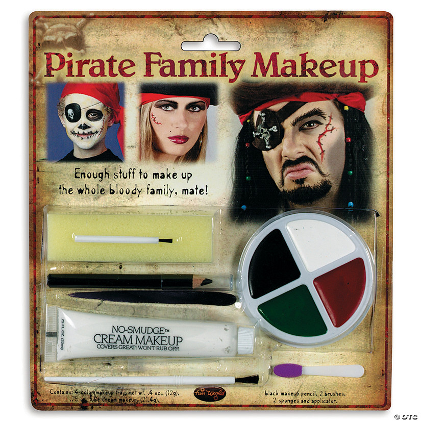 Pirate Family Makeup Kit Image