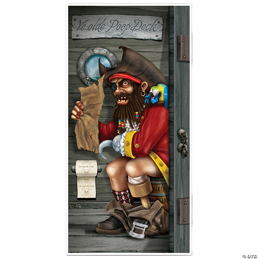 Pirate Restroom Door Cover Image