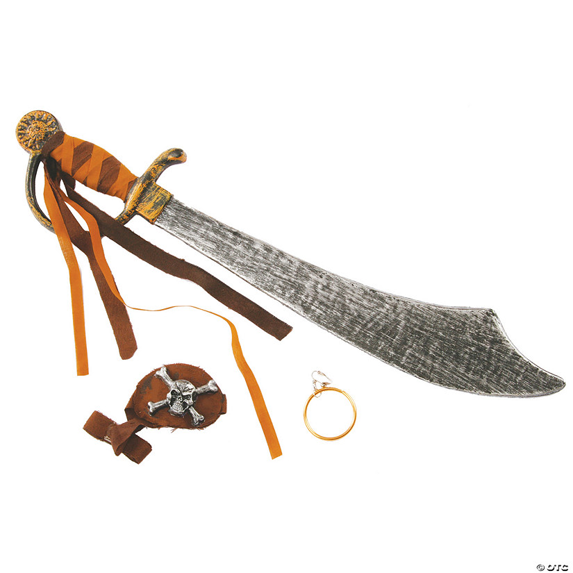 Pirate Sword And Eye Patch Set Image