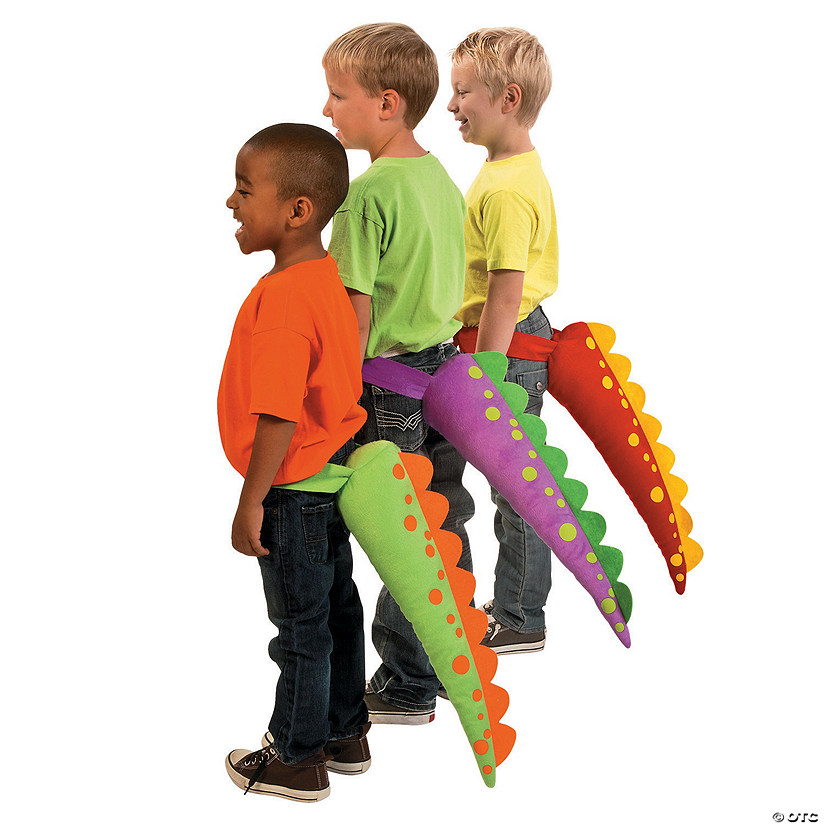 Plush Dinosaur Tails - 6 Pc. Image