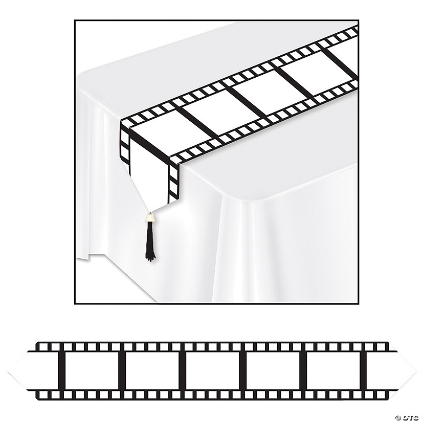 Printed Filmstrip Table Runner Image