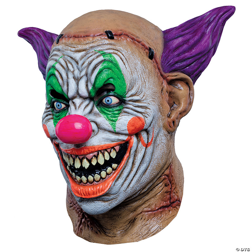 Psycho Neon Clown Latex Mask Image