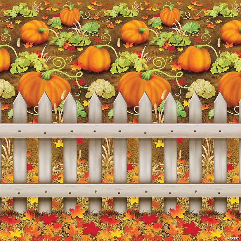 Pumpkin Patch Backdrop Image