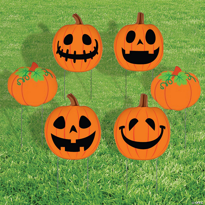 Pumpkin Patch Yard Sign Kit - 12 Pc. Image