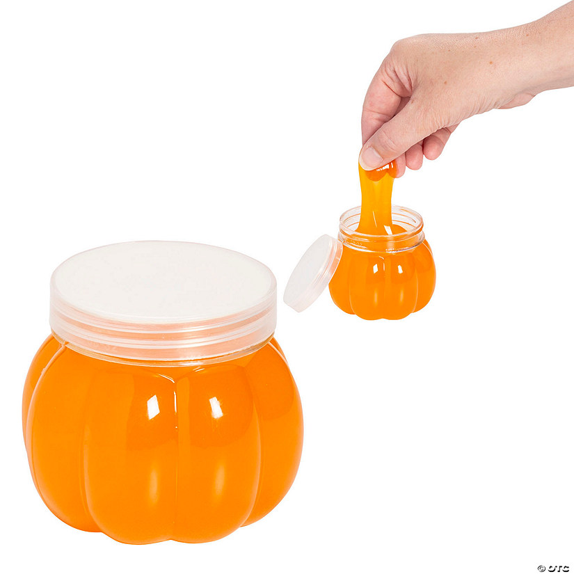 Pumpkin-Shaped Slime - 12 Pc. Image