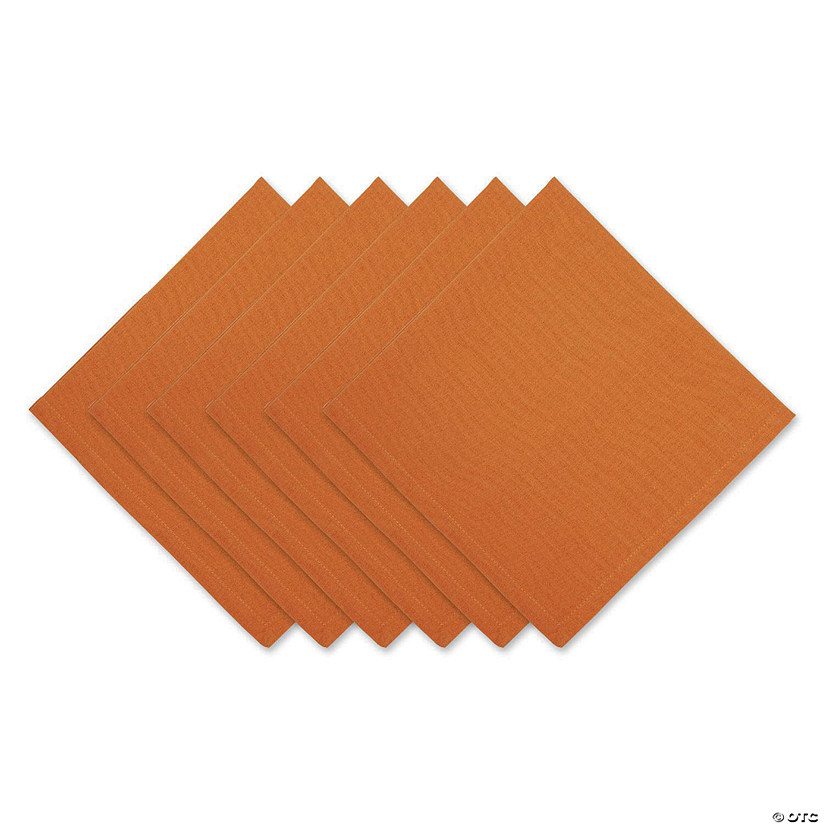 Pumpkin Spice Solid Napkin (Set Of 6) Image