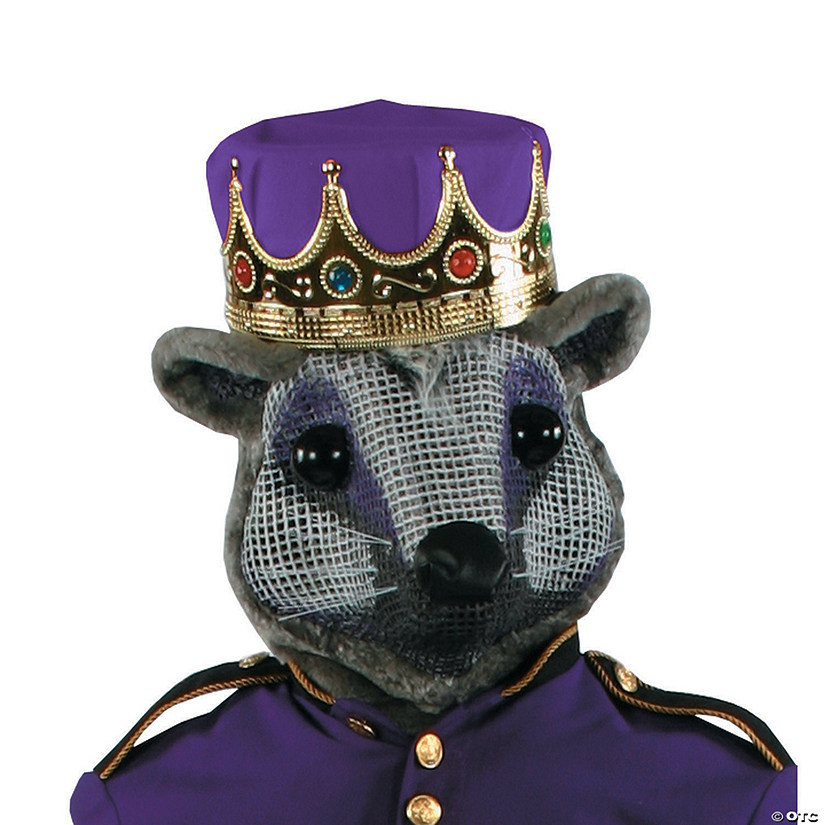Purple Crown Mouse King Head Mask Image