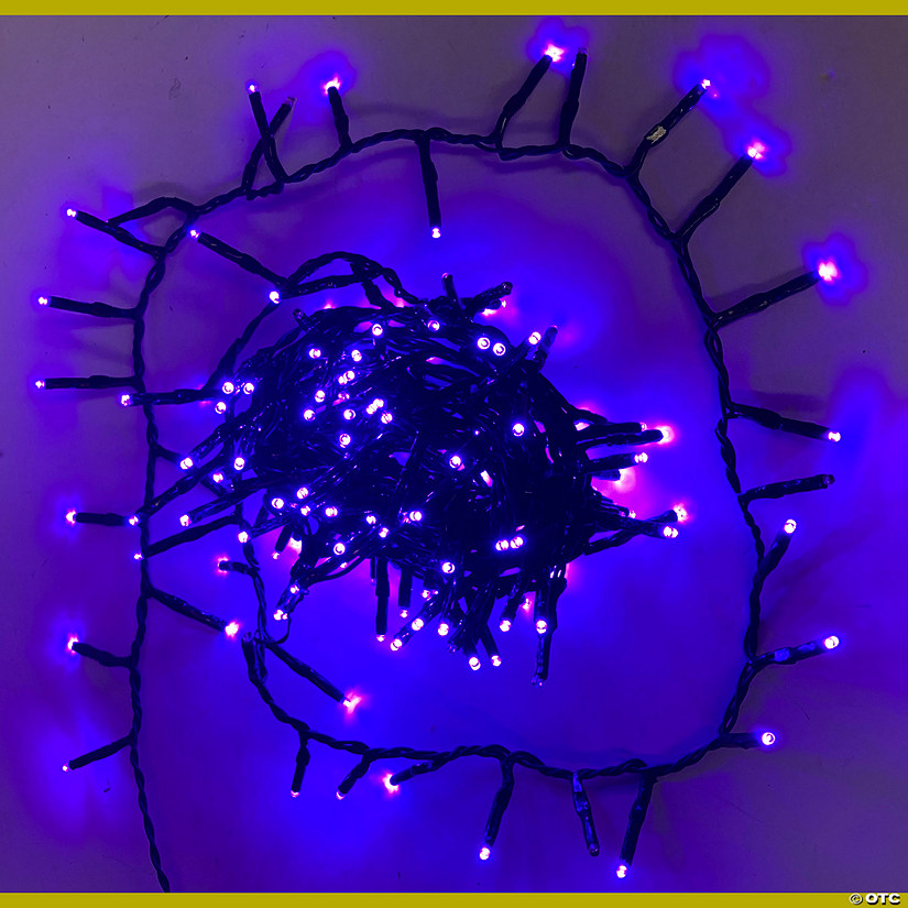 Purple Halloween Lights Image