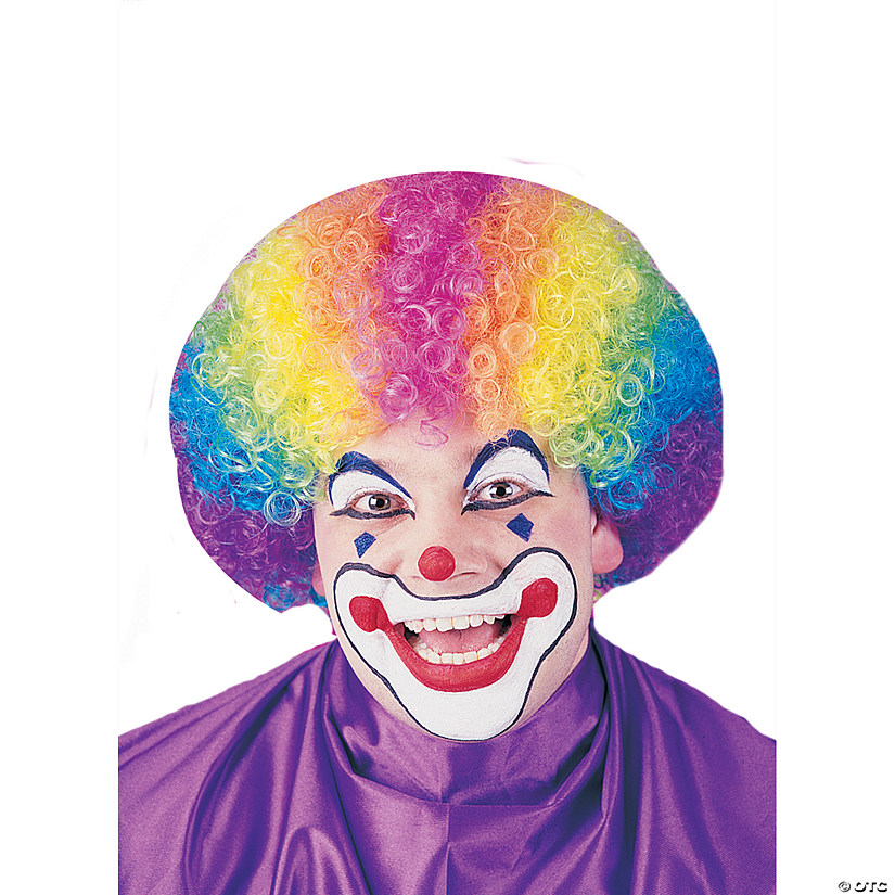 Rainbow Clown Wig Image