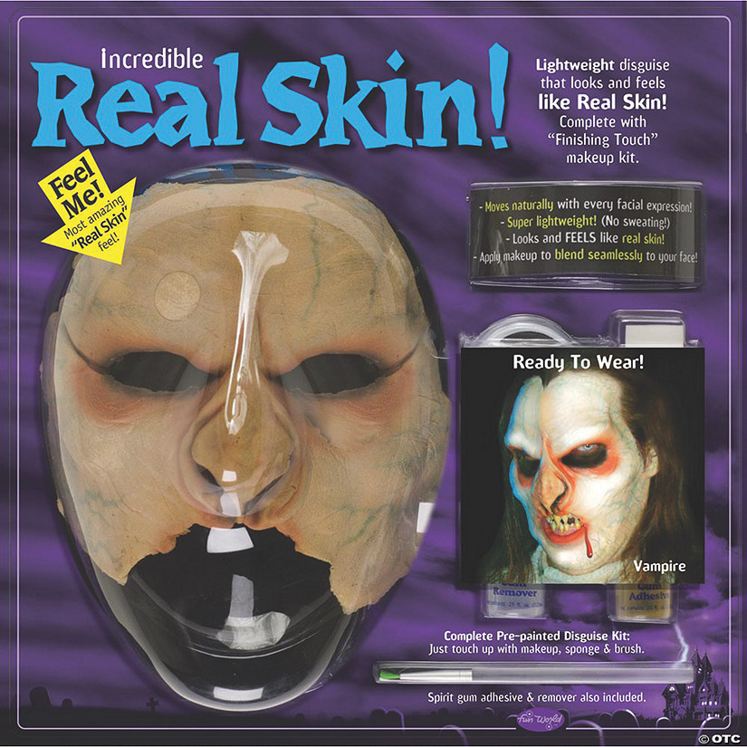 Real Skin Vampire Special Effects Makeup Kit Image