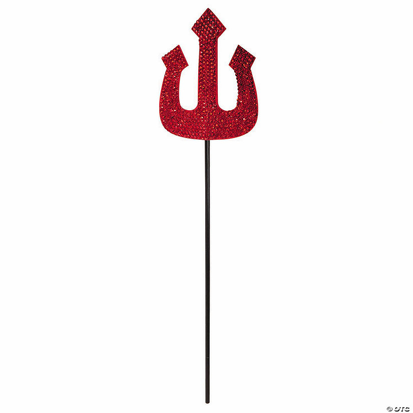 Red Bling Plastic Diva Wand Costume Accessory Image