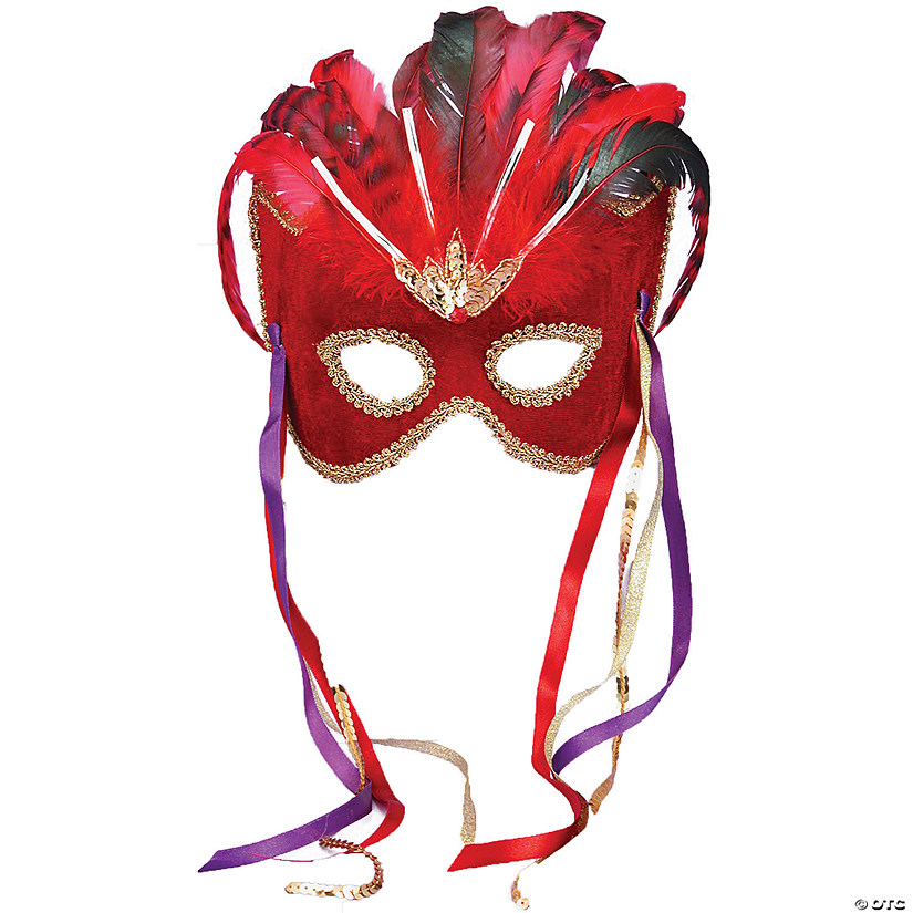 Red Venetian Mask Image