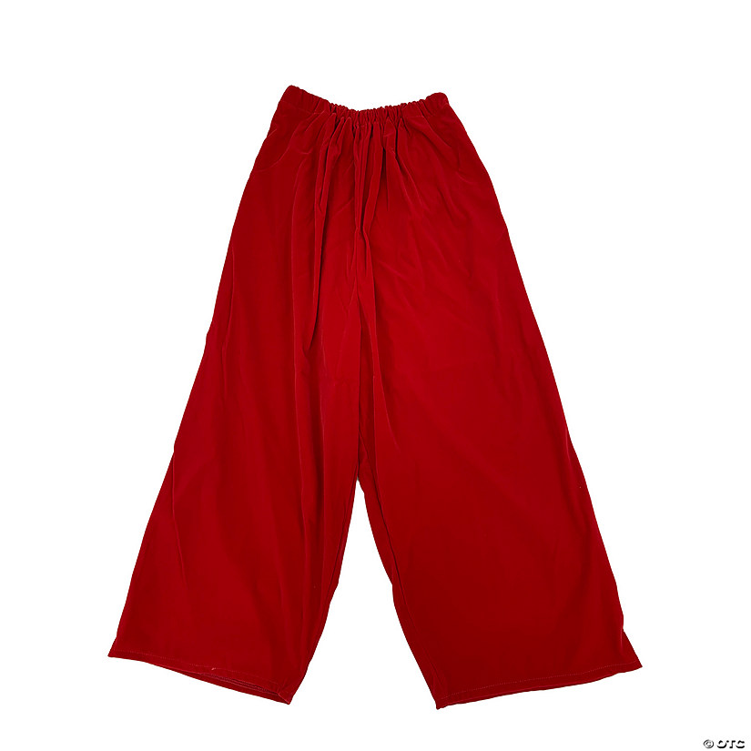 Regal Red Velvet Santa Pants - LG Image