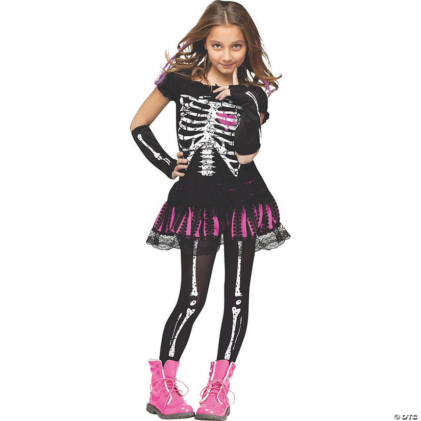 Sally Skelly Costume For Girls Image