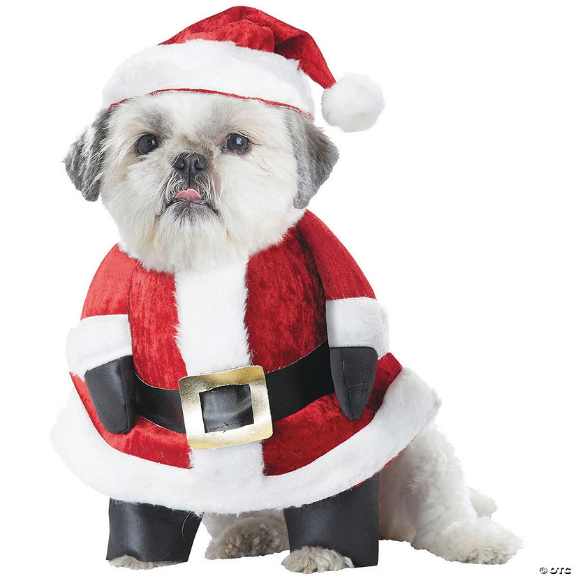 Santa Paws Dog Costume - Large Image