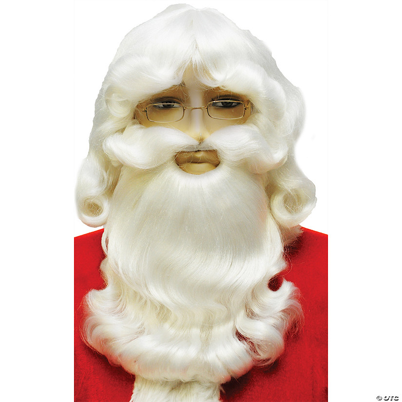 Santa Wig And Beard Set BY367C White Image