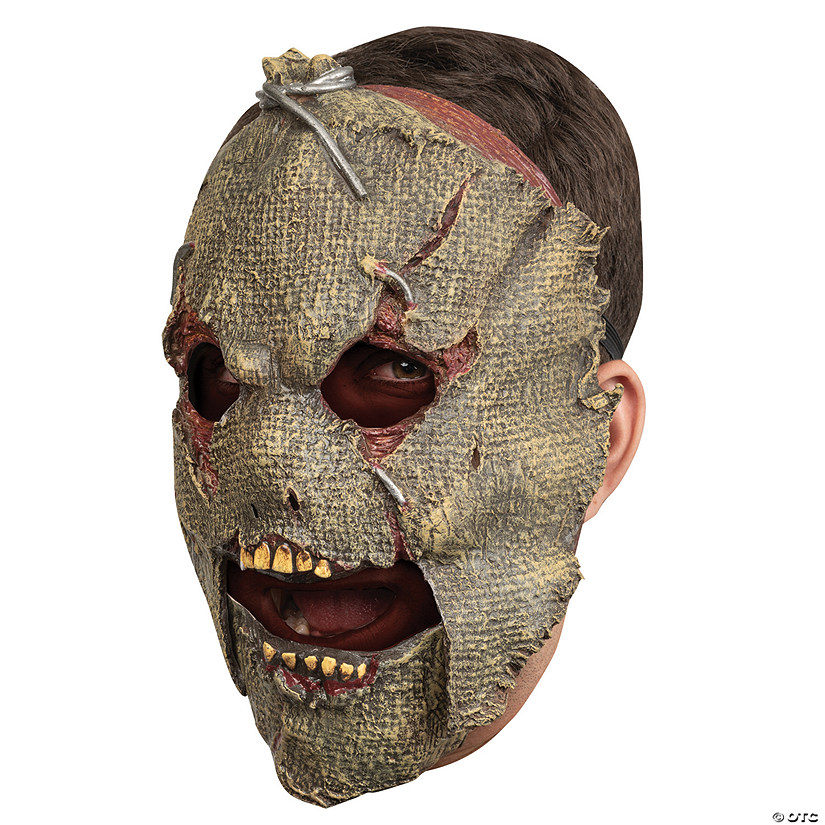 Scarecrow Moving-Mouth Latex Mask Image