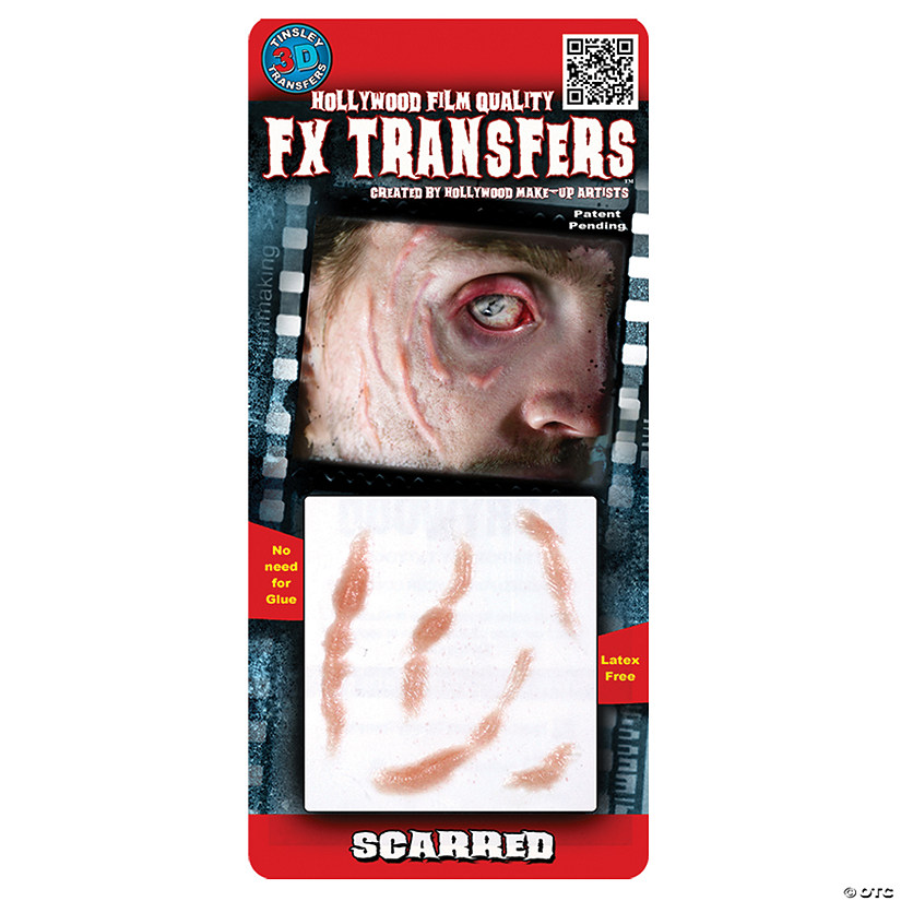 Scarred 3D Tattoo Image