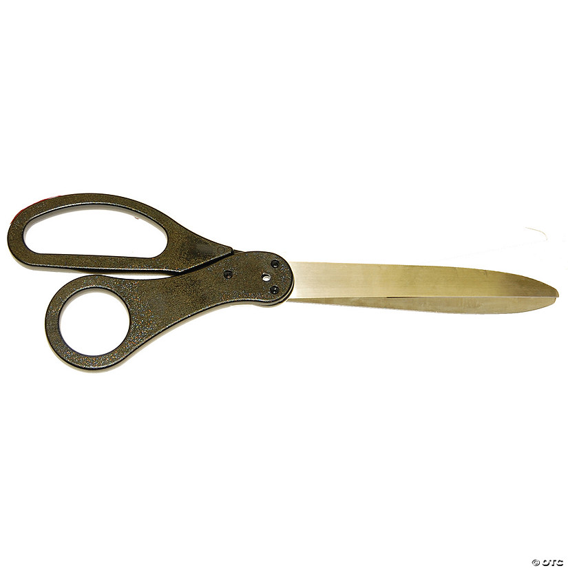 Scissors Ribbon Cutting - Black 25" Image