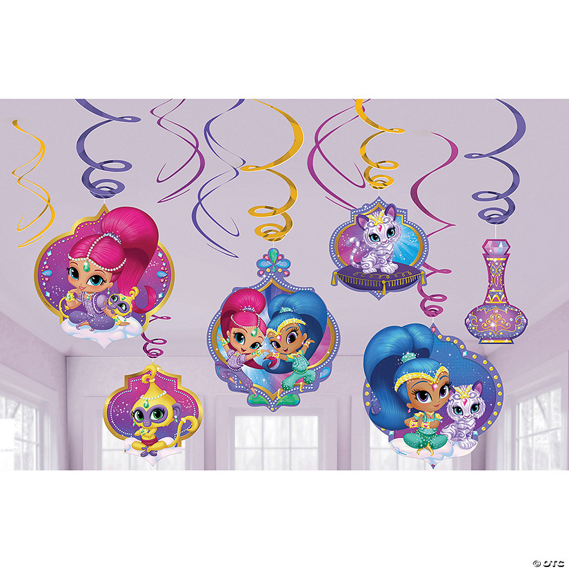 Shimmer And Shine Foil Decor Halloween Express