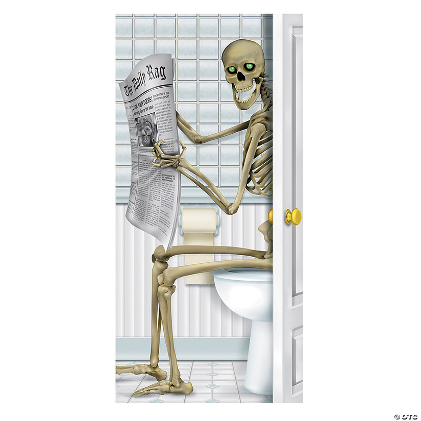 Skeleton Bathroom Door Cover Image