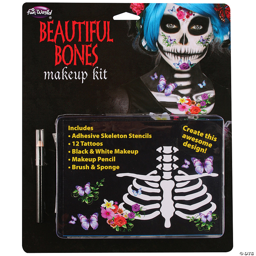 Skeleton Beautiful Bones Makeup Kit Image