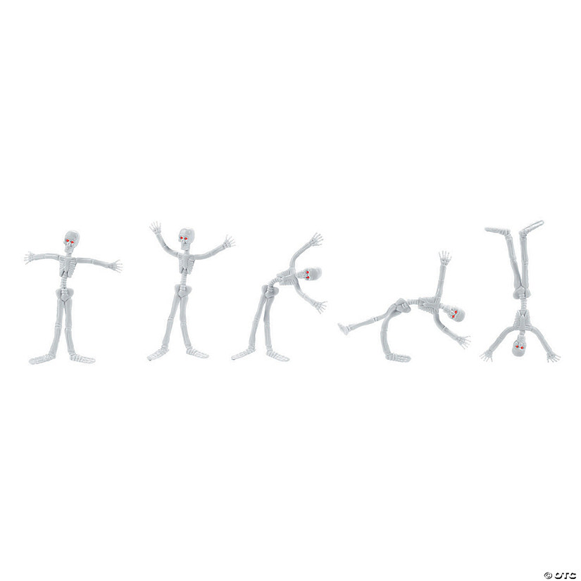 Skeleton Bendables - 12 Pc. Image
