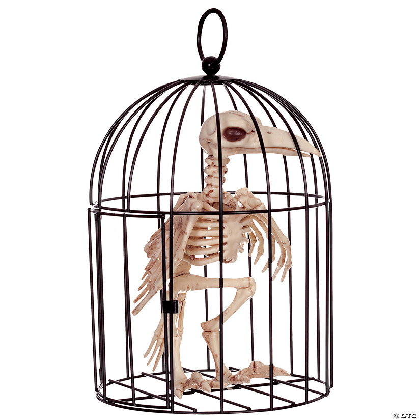 Skeleton Crow in a Cage Image