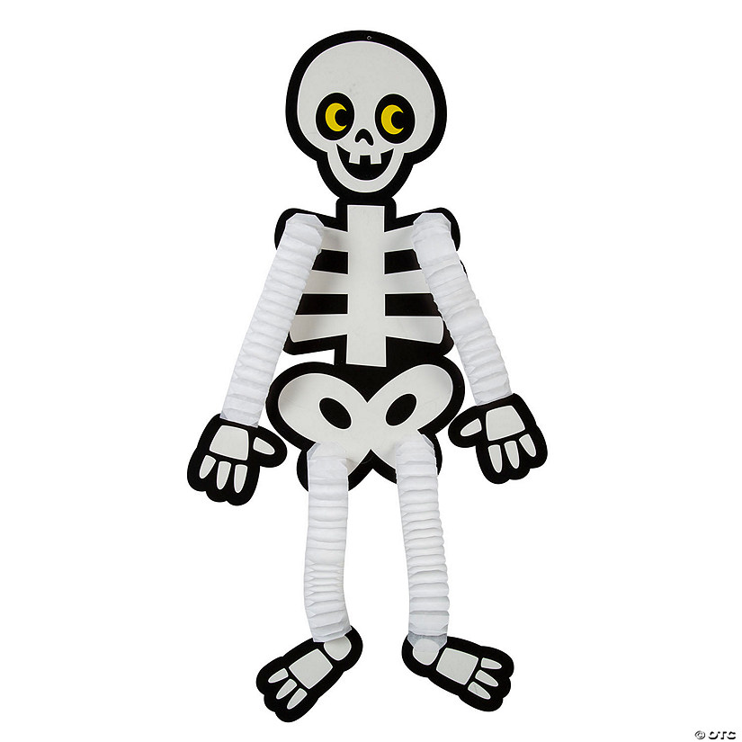 Skeleton Honeycomb Hanging Decorations - 4 Pc. Image