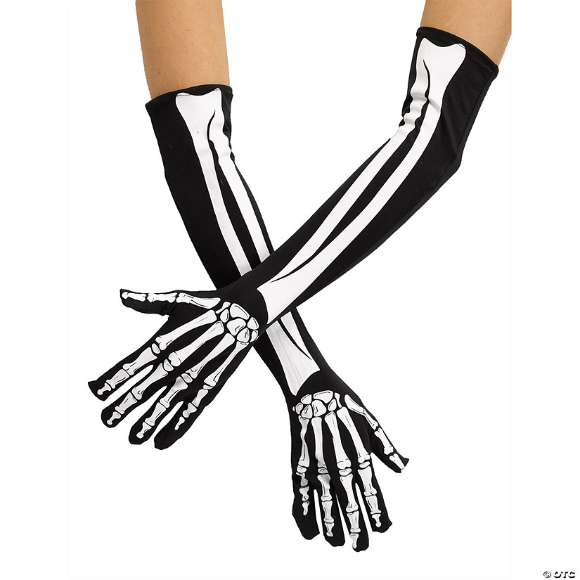 Skeleton Opera Gloves Image