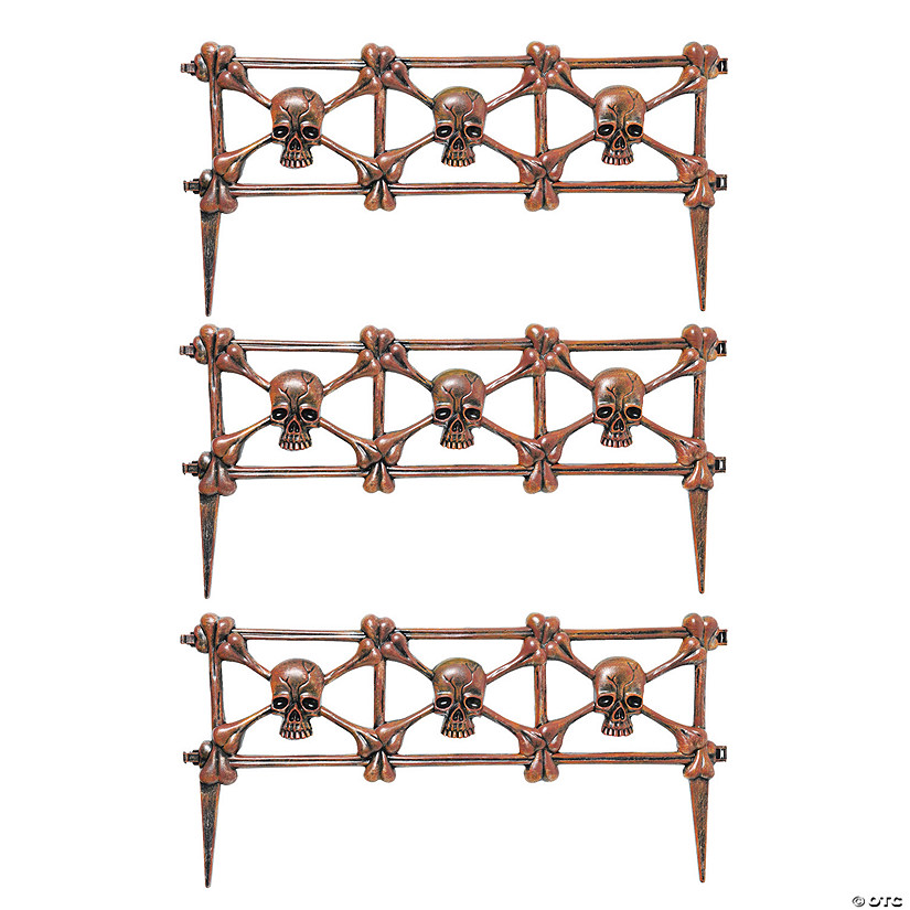 Skull Graveyard Fence Halloween Decoration Halloween Express