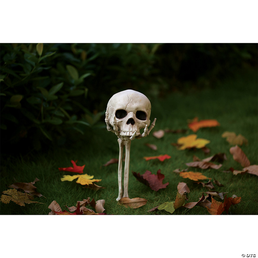 Skull in Hand Ground Breaker Lawn Decoration Image