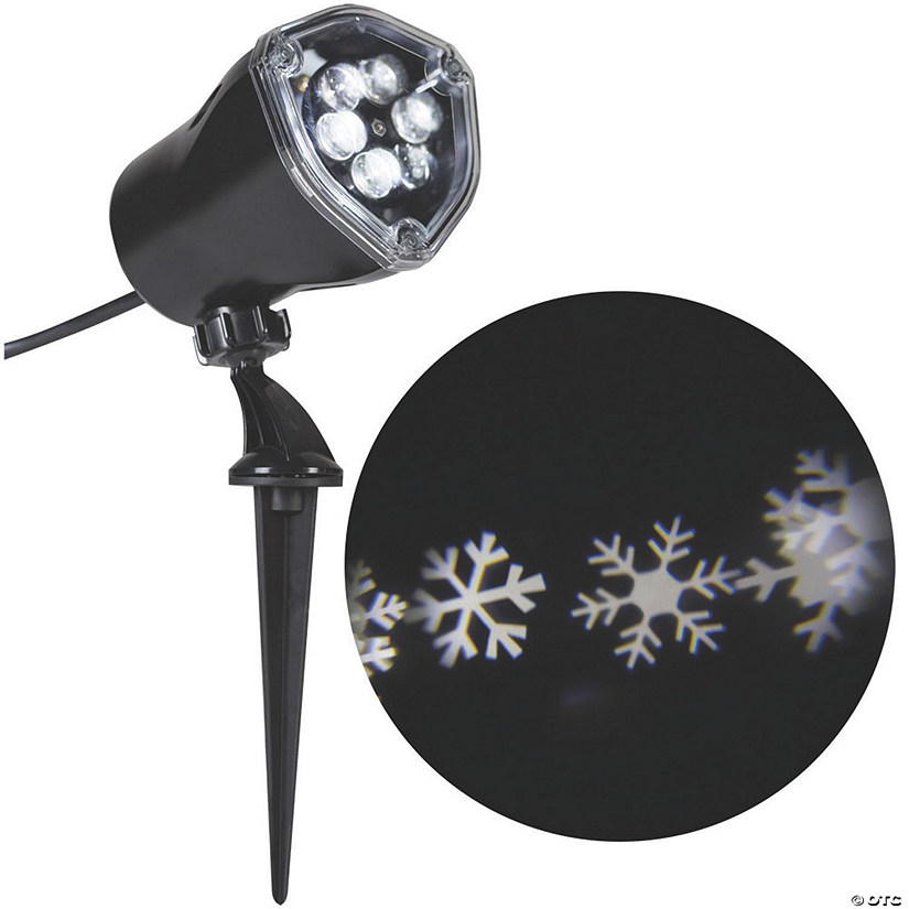 Snow Flurries Light Show Projector Image