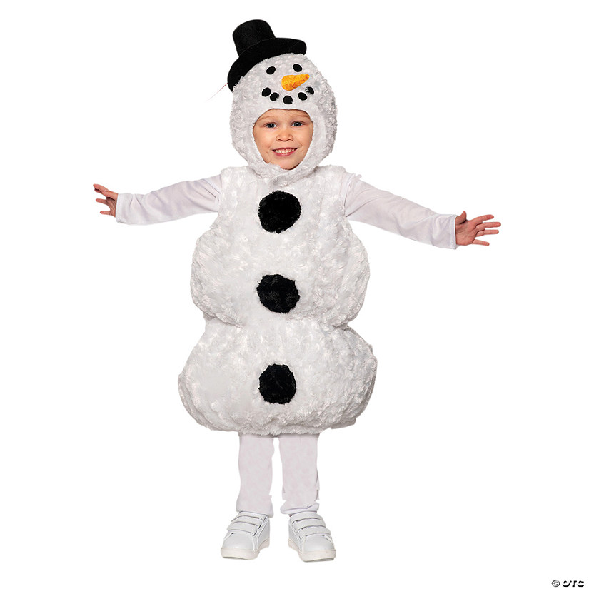 Snowman Belly Baby Toddler Costume Image