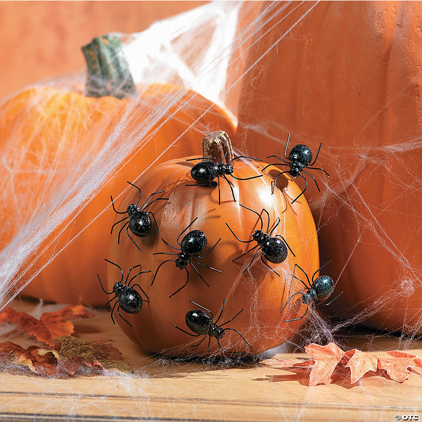 Spider Pumpkin Push-Ins Halloween Decoration Image