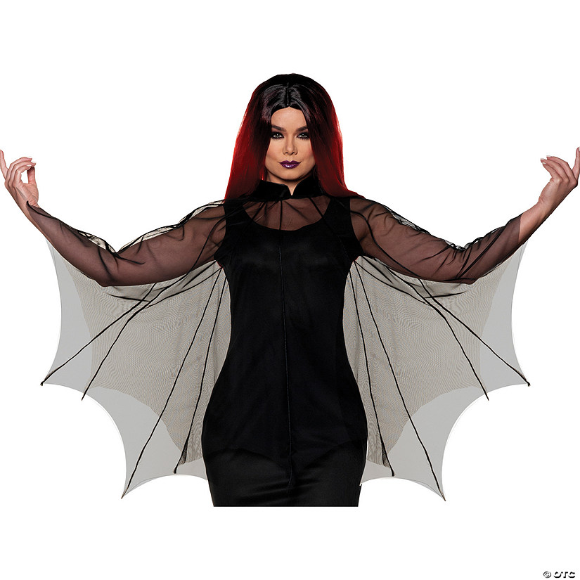 Spider Web Sheer Poncho One Size Image