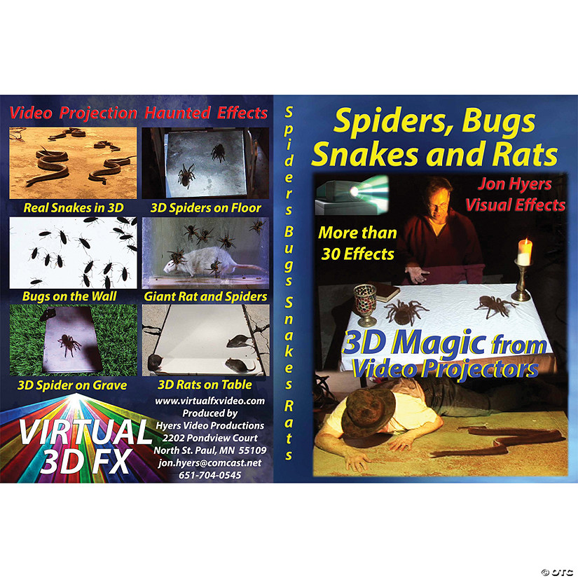 Spiders Snakes And Bats DVD Image