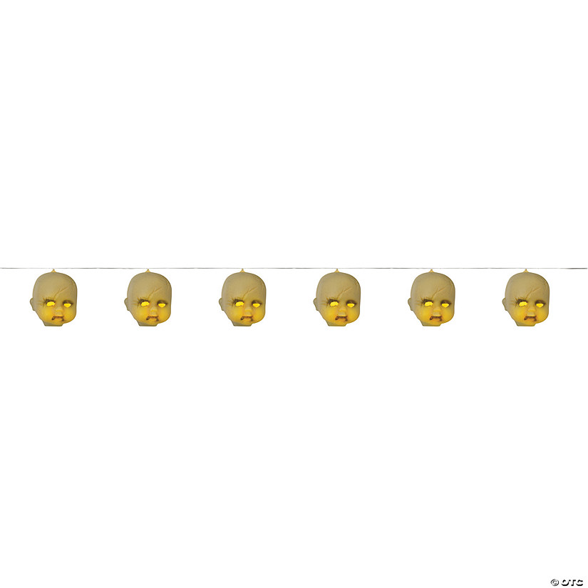SS78711 40-Inch Light-Up Baby Heads Light String &amp;#8211; 6 Heads Image